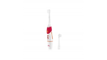 ETA Toothbrush | Sonetic ETA071090030 | Battery operated | For kids | Number of brush heads included 2 | Number of teeth brushing modes 1 | Red/White