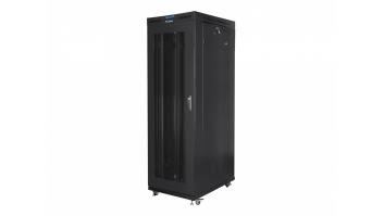 Lanberg | Rack cabinet 19" free-standing 42U/800x1000 (flat pack) with mesh door, LCD | FF01-8042-23BL | Black