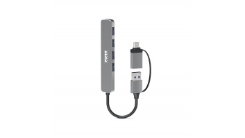 PORT CONNECT | HUB USB-C/USB-A 4 ports USB-A 3.0 5Gbps | 900160