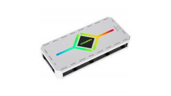 Gamemax | V4.0 ARGB PWM HUB WT | Hub for Gaming Chassis