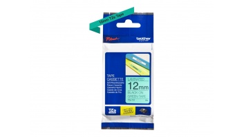 Brother | TZe-731 Laminated Tape | Black on Green | TZe | 8 m | 1.2 cm