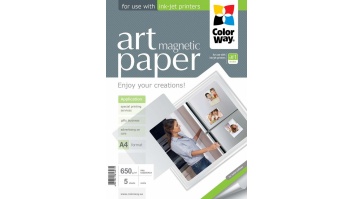 ART | White | 650 g/m² | A4 | A4 | Matte Magnetic Photo Paper
