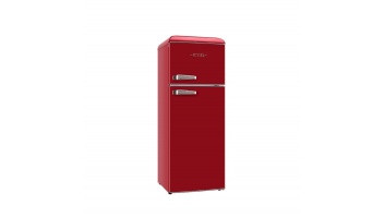 ETA Refrigerator | ETA253490030EN Storio Retro | Energy efficiency class E | Free standing | Height 148.2 cm | Double Door | Fridge net capacity 170 L | Freezer net capacity 45 L | Red | 38 dB