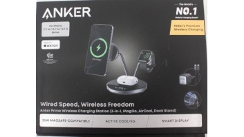 SALE OUT. Anker Prime Wireless Charging Station Qi2.2 25W wireles charging (3-in-1, MagGo, AirCool, Dock Stand) PSU added, Black | Anker Prime Wireless Charging Station Qi2.2 25W wireles charging (3-in-1, MagGo, AirCool, Dock Stand) PSU added | DEMO